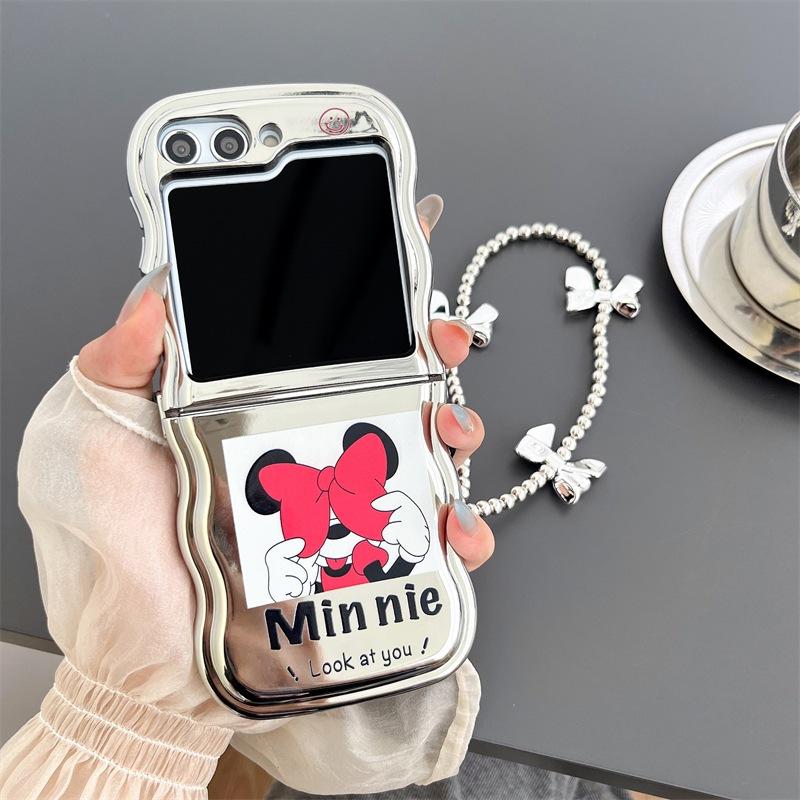 Ốp Lưng Chống Sốc Cho Samsung Galaxy Z Flip 5 / Z Flip 4 Lượng Sóng Hình Mickey - BUM STORE GALAXY CASE - MICKEY, MICKEY