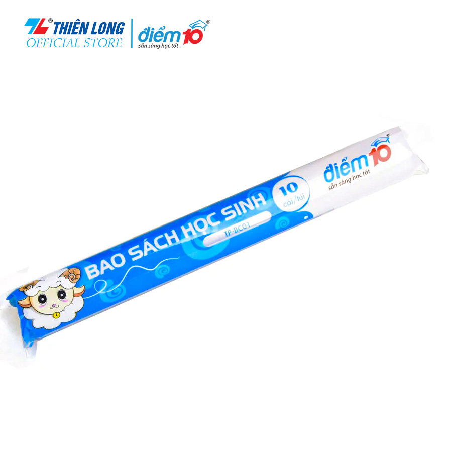 Bộ 10 bìa bao sách Thiên Long Điểm 10 TP-BC01