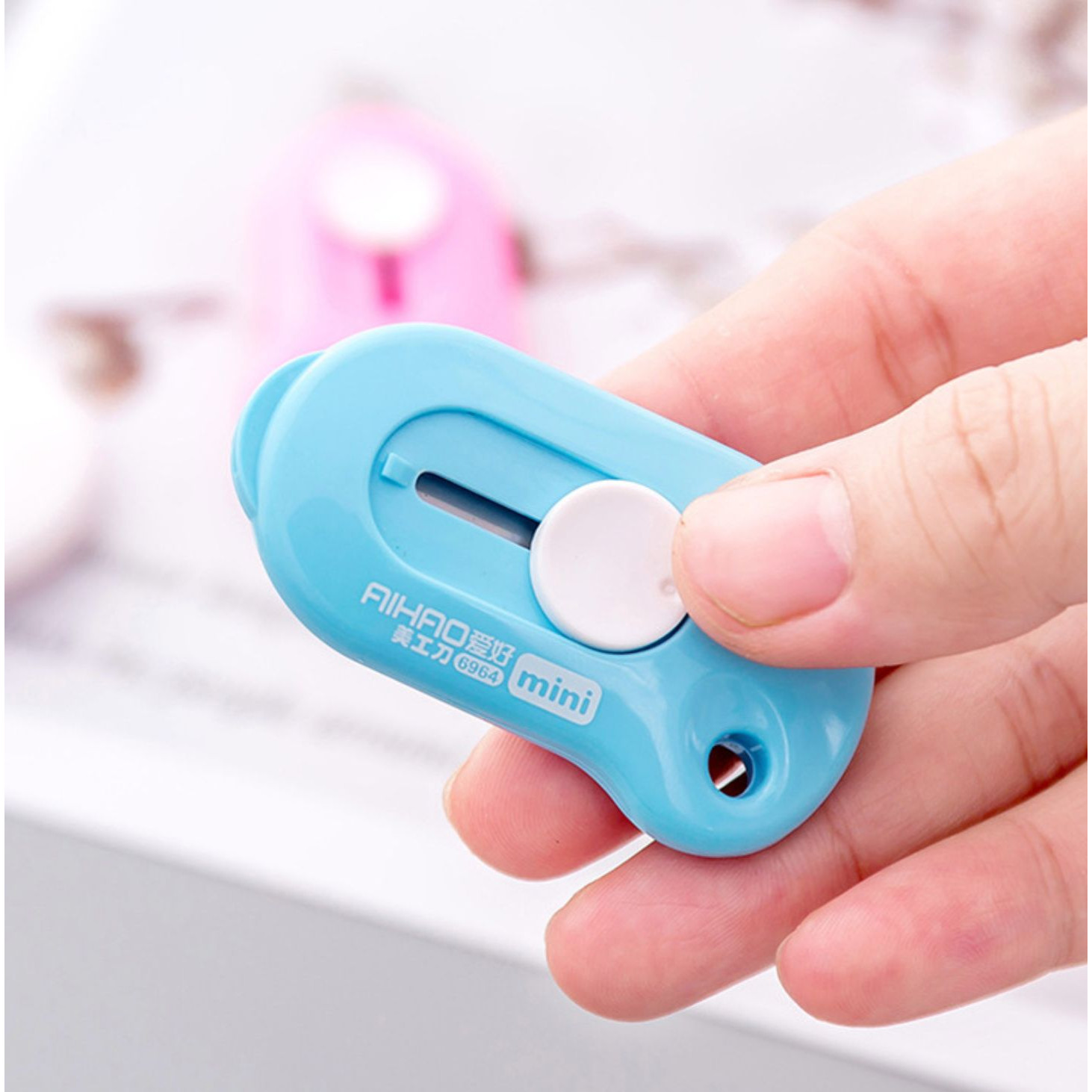 Dao rọc giấy mini thu gọn tiện dụng - Đồ dùng văn phòng phẩm