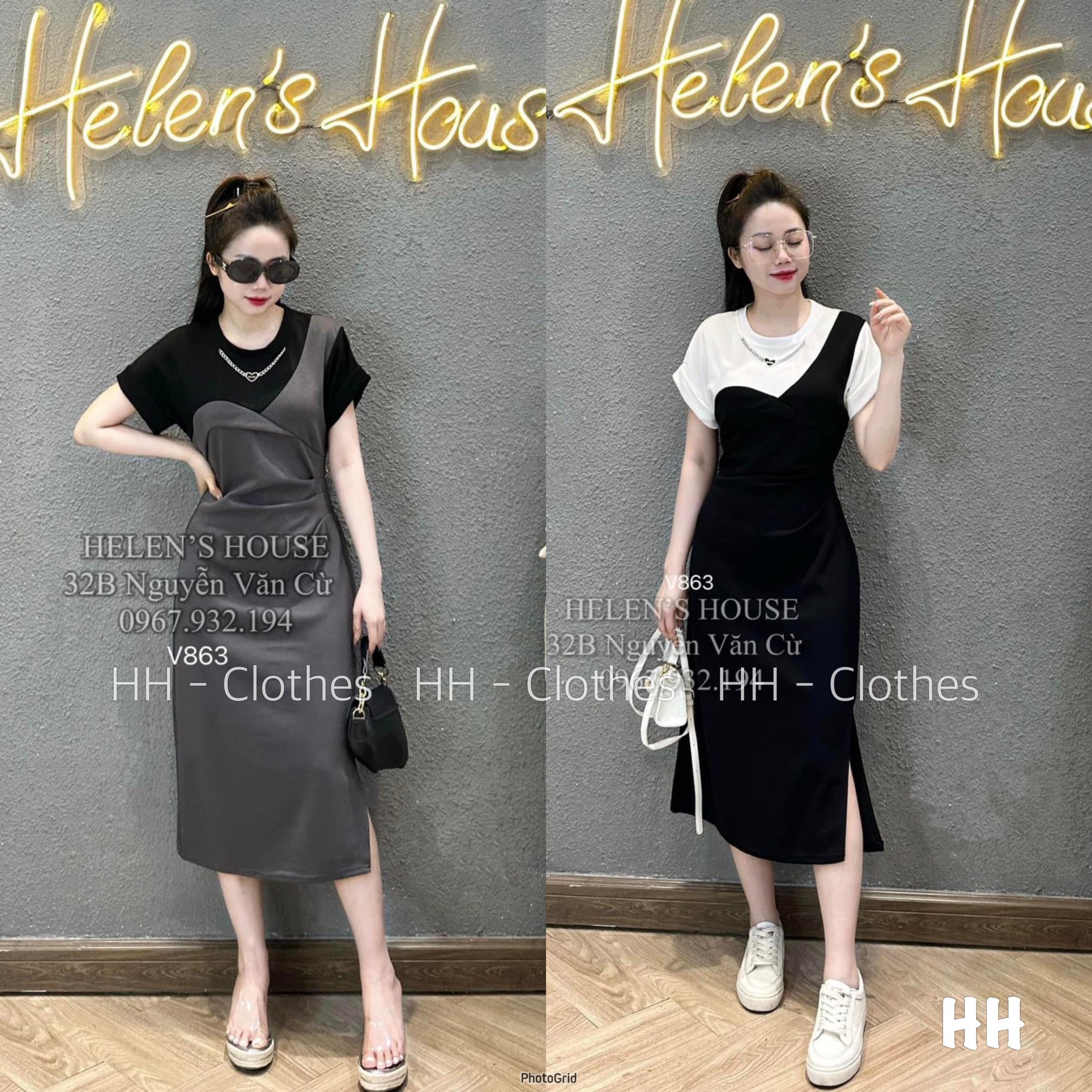 VÁY ĐI CHƠI, VÁY SUÔNG, VÁY YẾM PHA CỔ XÍCH CỰC HOT