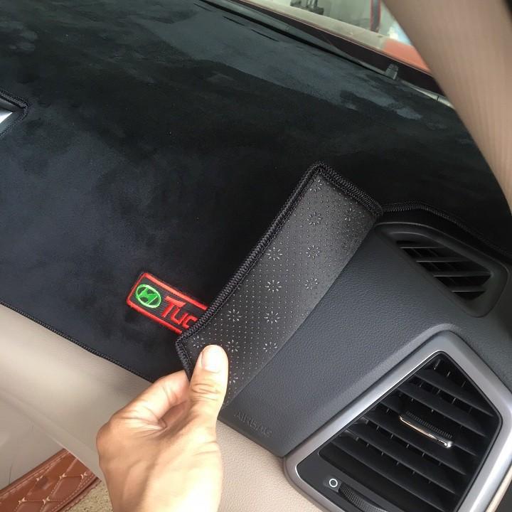 Thảm Taplo chống nóng lông cừu cao cấp theo xe HUYNDAI TUCSON 2017 - 2019