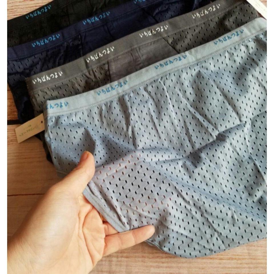 SET 5 quần lót tam giác sườn hoa văn thông hơi màu ngẫu nhiên