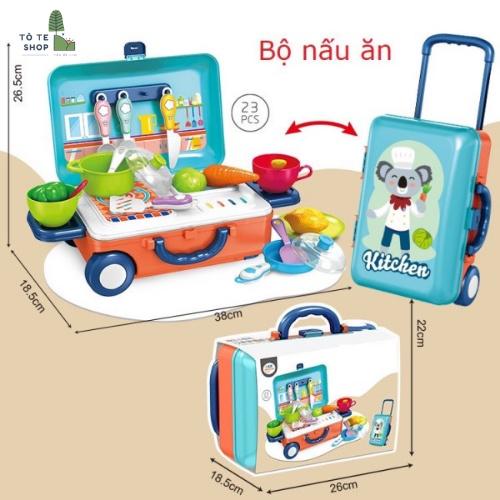 Vali nghề nghiệp, vali nghề bác sĩ, kĩ sư, đầu bếp, trang điểm cho bé thỏa sức sáng tạo với ước mơ về công việc của mình