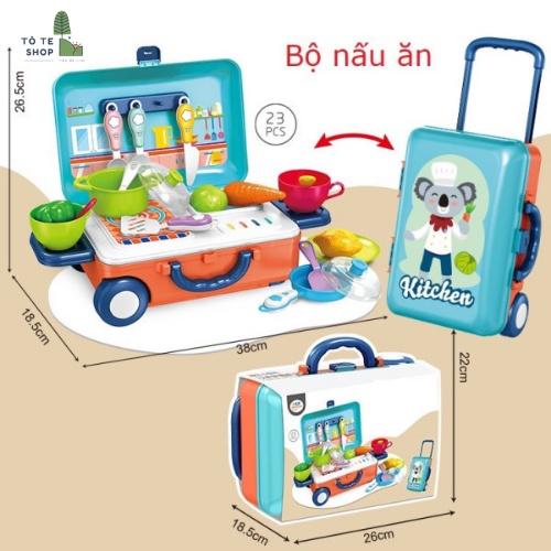 Vali nghề nghiệp, vali nghề bác sĩ, kĩ sư, đầu bếp, trang điểm cho bé thỏa sức sáng tạo với ước mơ về công việc của mình