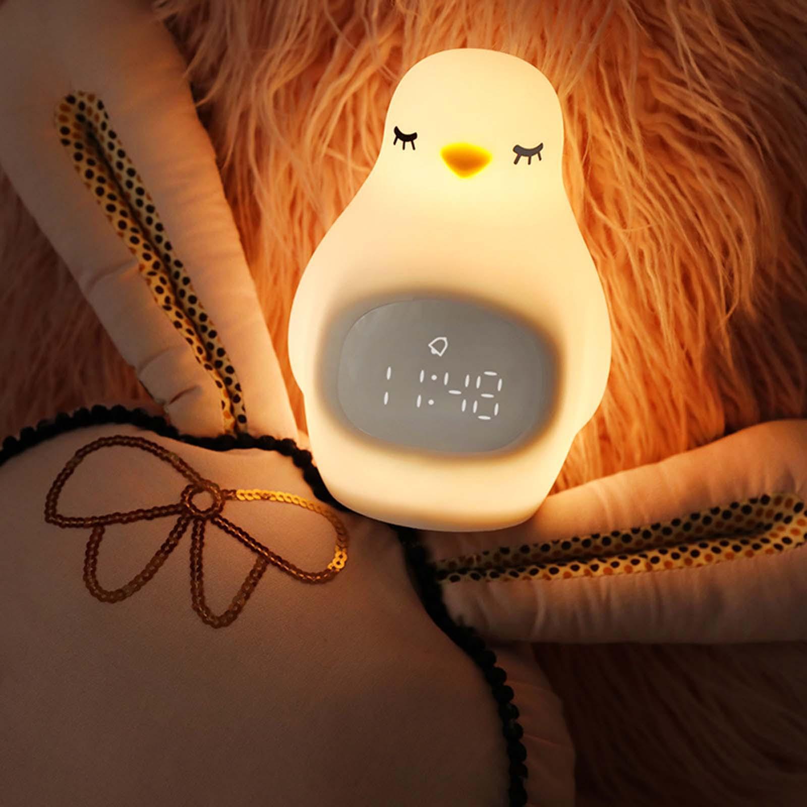 Display Alarm Clock Touch Control Light for Nursery