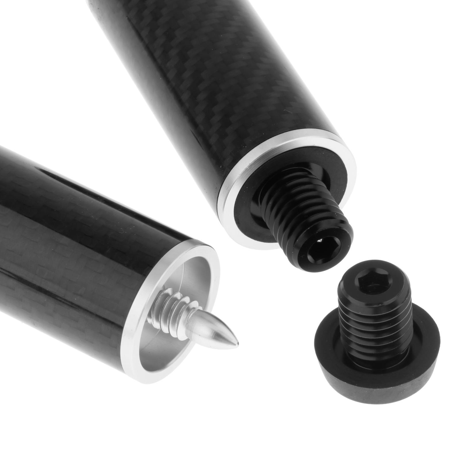 Billiards Pool Cue Extension Cue  End Lengthener Billiards Accessories Attachment with Back Cap for Games Beginners Billiard Cues Practice