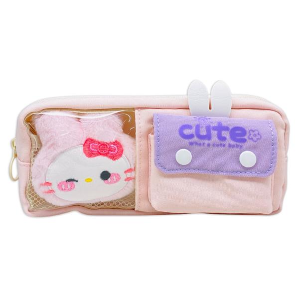 Bóp Viết Vải Hình Thỏ - Yipin 17940 - Màu Hồng