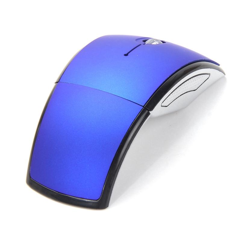 Chuột / chuột không dây có thể gập lại 2,4 GHz + Bộ thu USB 2.0 cho máy tính xách tay PC