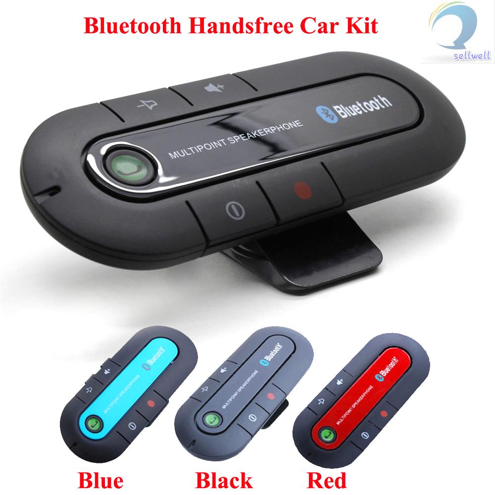 Thiết bị Bluethooth đàm thoại rảnh tay kiêm nghe nhạc gắn tấm che năng ô tô giúp bạn lái xe an toàn, Đồ chơi trang trí ô tô