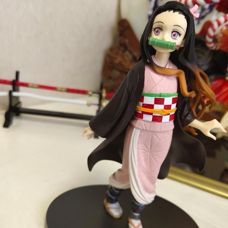 mô hình Kimetsu no yaiba - Mô hình Thanh Gươm Diệt Quỷ Nezuko cao 17cm bằng PVC cao cấp (Có clip, ảnh thật