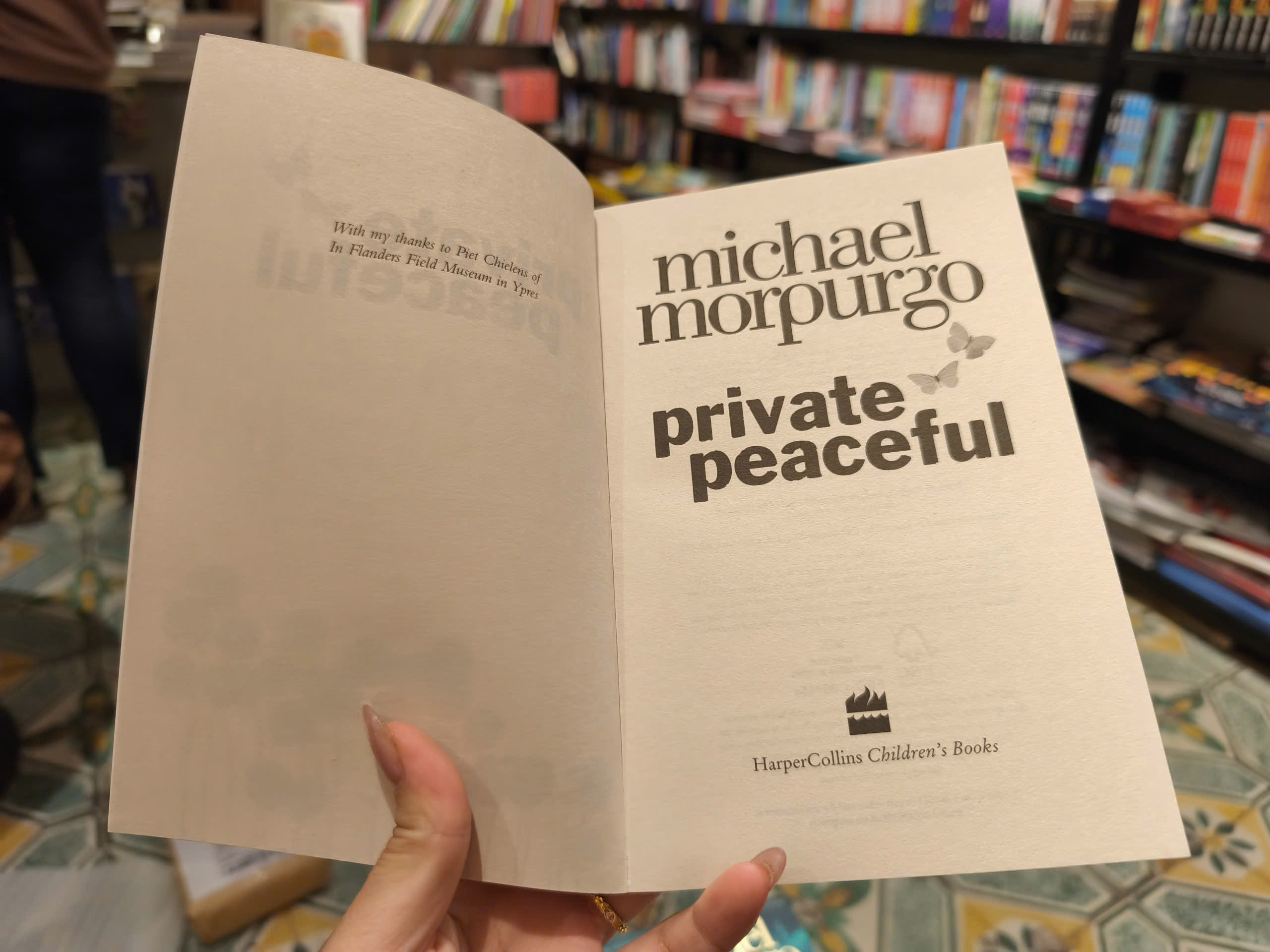 Private Peaceful by Michael Morpurgo - Children Story book in English - Sách Ngoại Văn Nhập Khẩu
