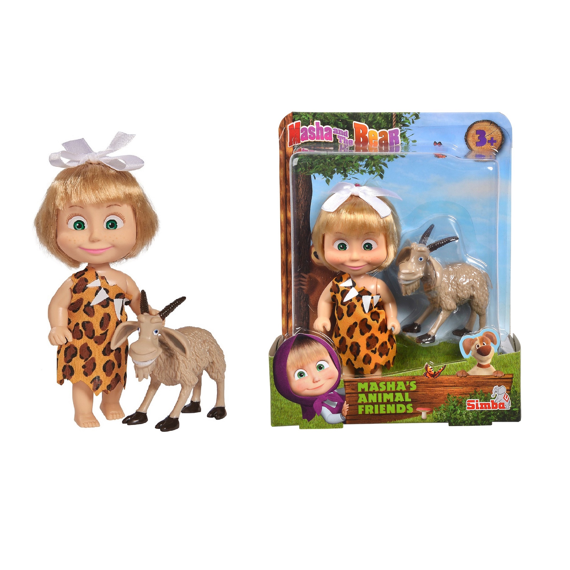 Đồ Chơi Búp Bê Dành Cho Bé MASHA AND THE BEAR Masha's Animal Friends 109301057 - Giao mẫu ngẫu nhiên