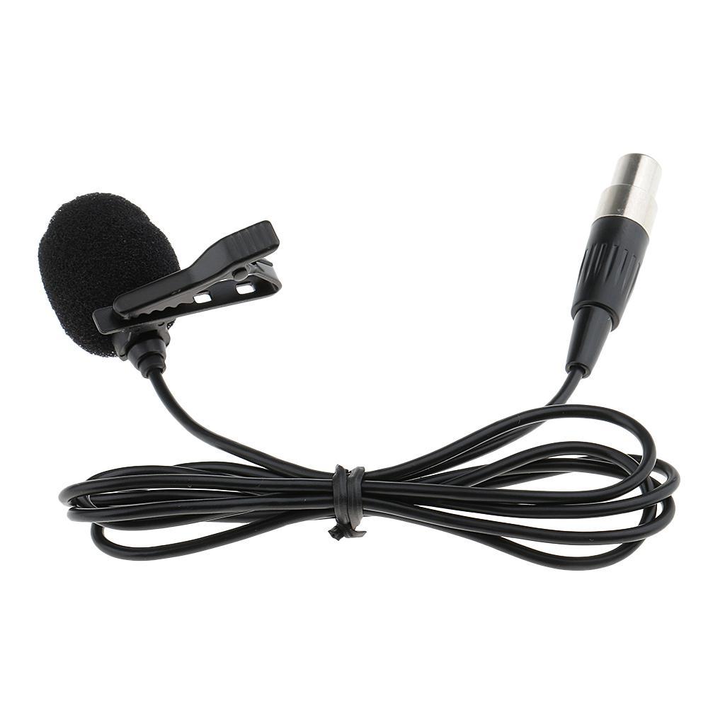 2 Pcs Lapel Tie Vacuum Tube Microphone Black