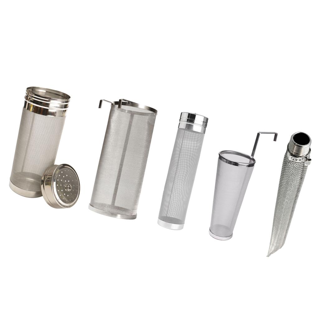 Brewing Hopper Basket, Stainless Steel 300 Micron Mesh – Home DIY Dry Hops Beer and Tea Kettle Brew Filter