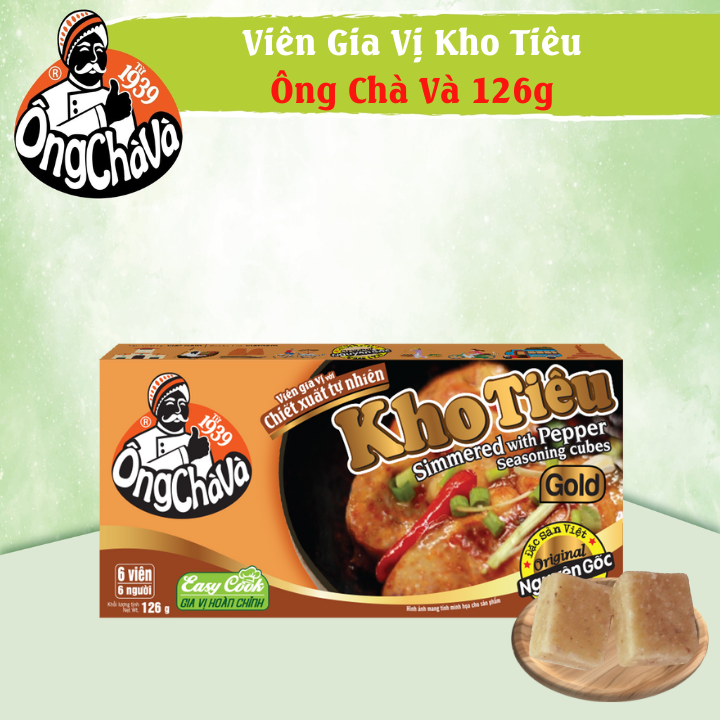 Viên Gia Vị Kho Tiêu Ông Chà Và Gold 126gr