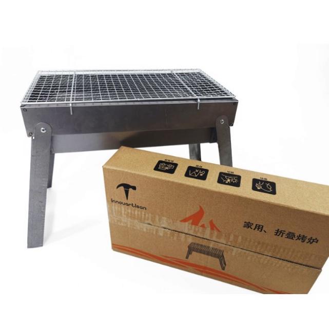 Bếp nướng than hoa, bếp nướng dã ngoại dạng gấp gọn size to 58x20x40cm