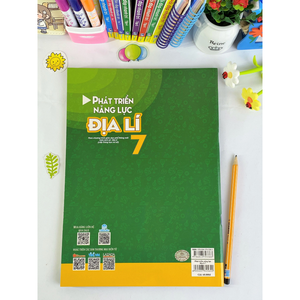 Sách - Phát Triển Năng Lực Địa Lí Lớp 7 - ndbooks