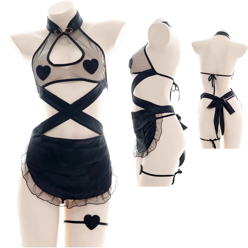 Đồ ngủ cosplay nữ dây cột sau sexy cao cấp Q516 - Váy ngủ cosplay nữ - Đầm ngủ nữ quyến rũ