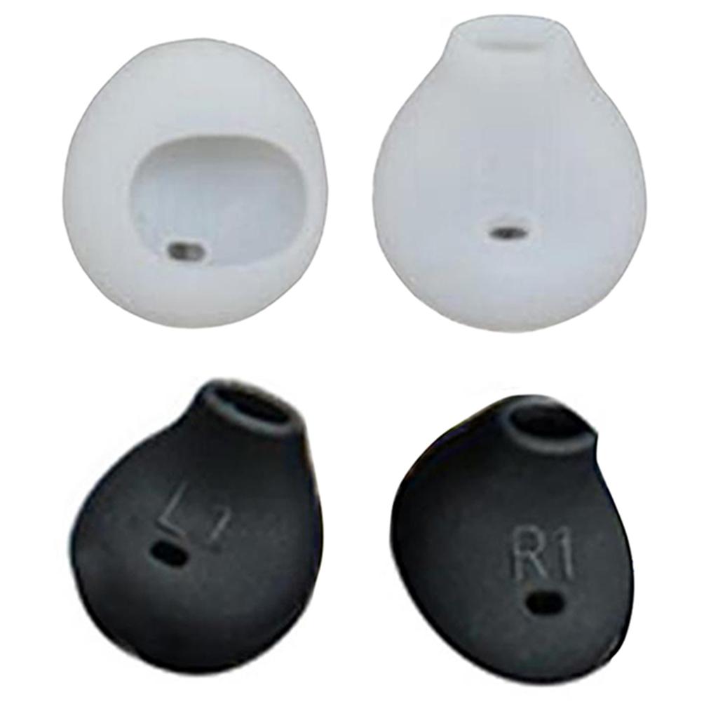 2 Pairs Silicone Ear Pads Cover Earphone Earbud Anti-slip for Samsung S6/S7