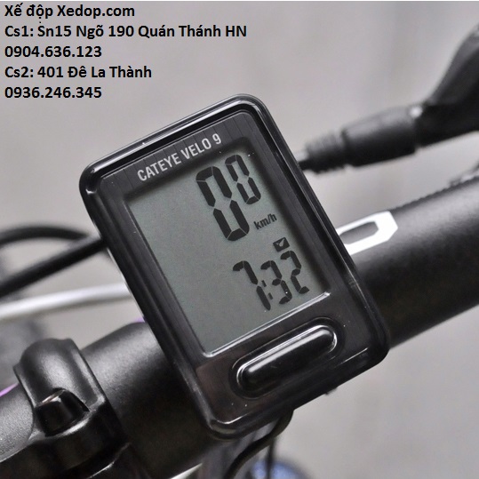 Đồng hồ đo tốc độ xe đạp CATEYE CC-VL820 Velo 9