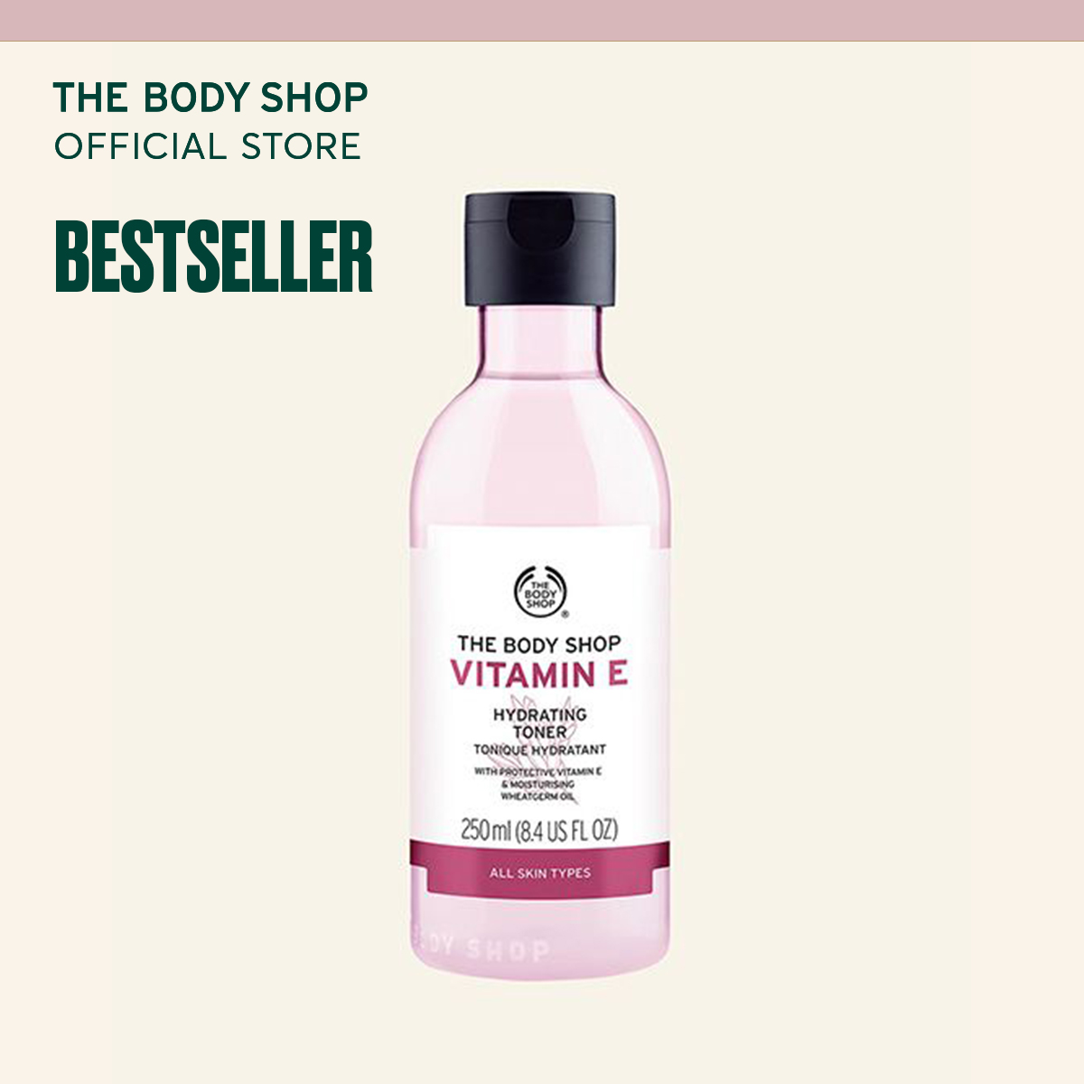 Nước Hoa Hồng Dưỡng Ẩm The Body Shop Vitamin E