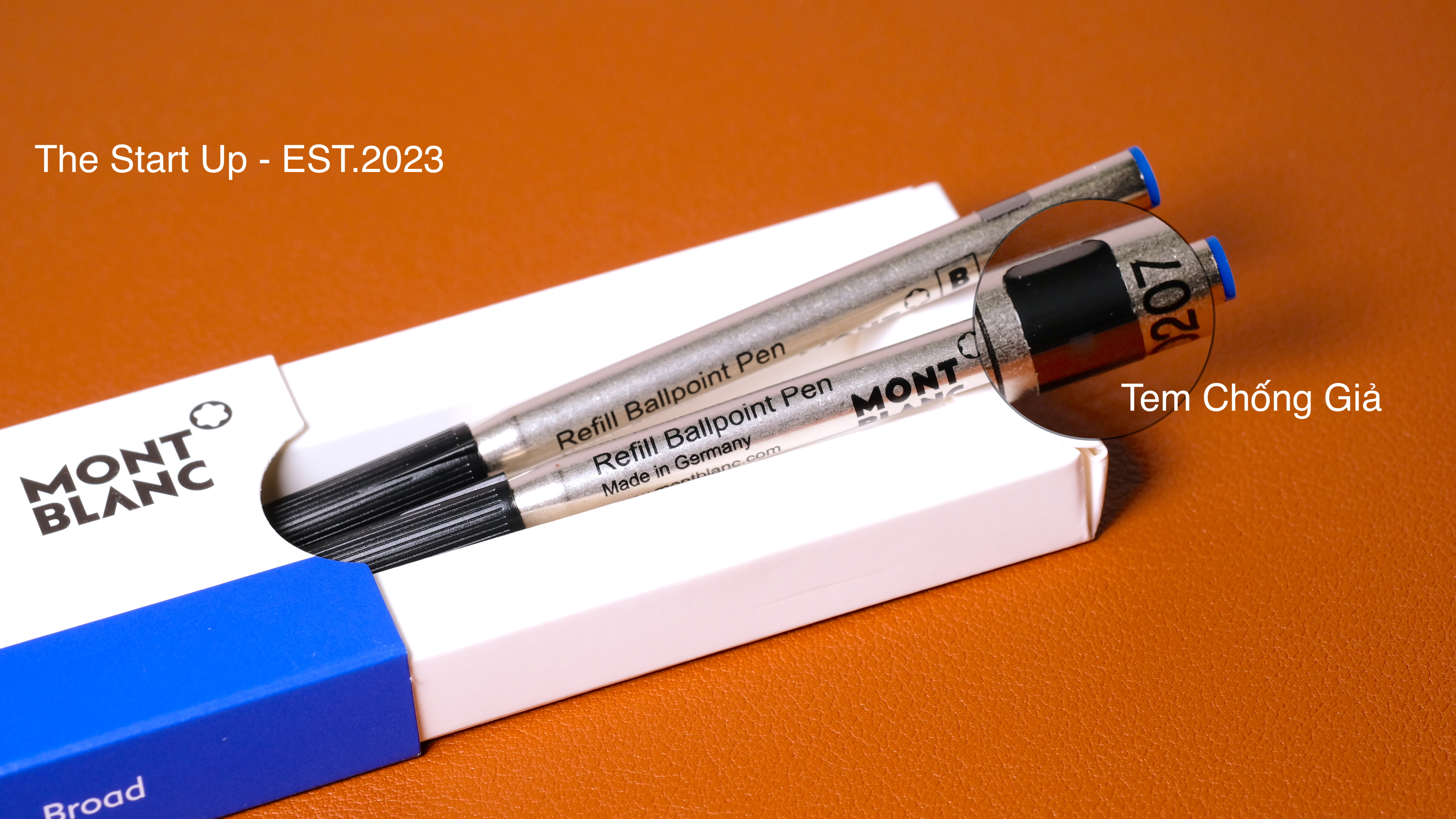 Ruột Viết Bút Montblanc Ballpoint Refill (Bi Khô) Nét Ngòi Board- giá 1 ruột