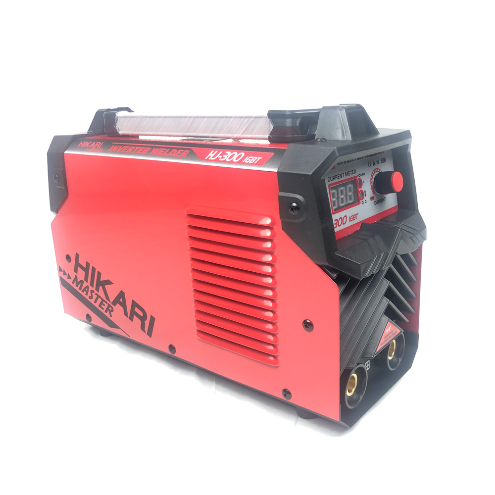Máy Hàn Que Điện Tử Hikari Master HJ-300 IGBT - Hồ Quang Cháy Êm, Máy Hàn Cho Khả Năng Hàn Bốc, Ứng Dụng Trong Xây Dựng, Chế Tạo Công nghiệp Và Đời Sống - Hàng Chính Hãng