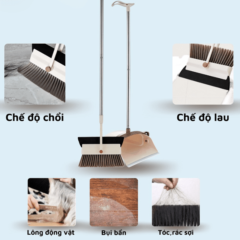 Bộ chổi và ky đa năng Inochi