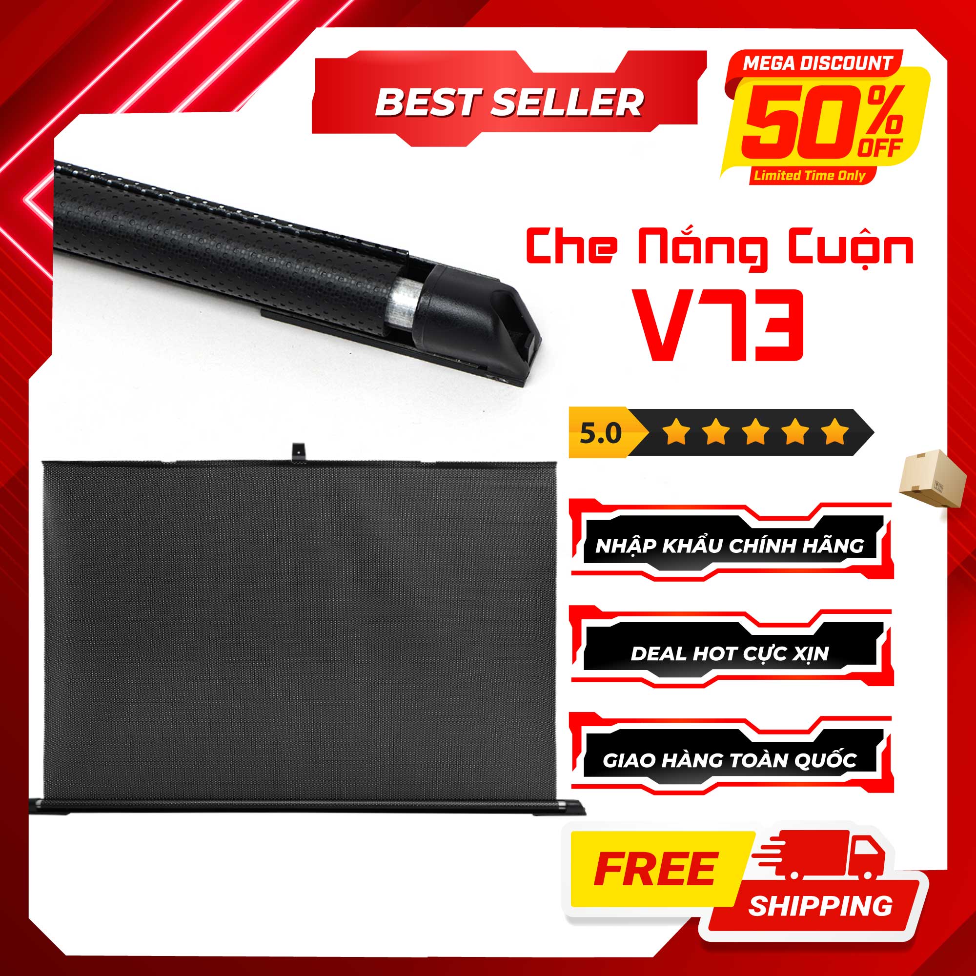 Che Nắng Ô Tô Cuộn Thông Minh CIND V-73