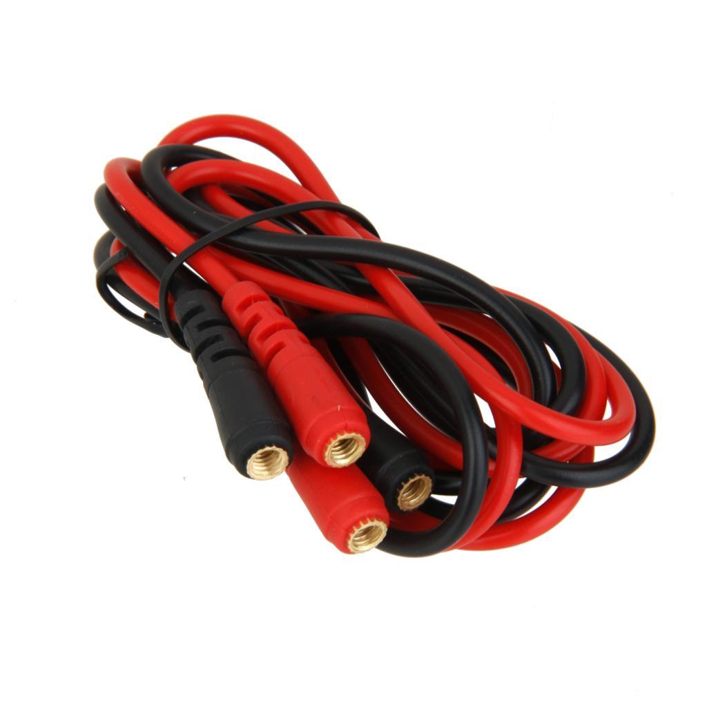 Generic Set of Multifunction Digital Multimeter Probe Test Cable Alligator Clip