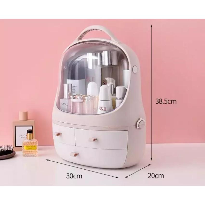 Hộp đựng mỹ phẩm có quai xách thuận tiện