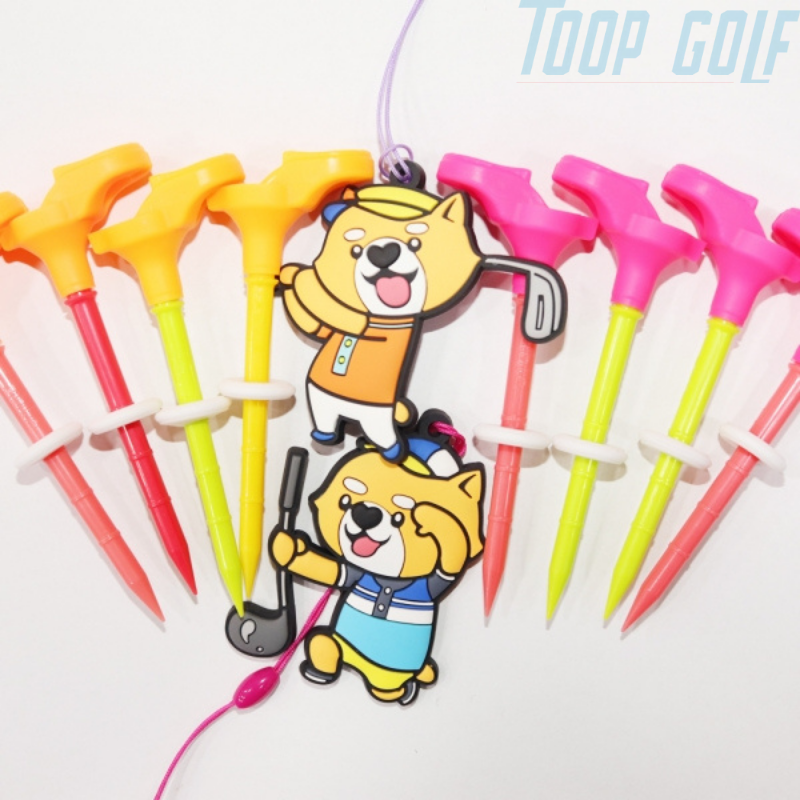 Que đỡ bóng golf Cobra Tee hộp 08 tee chất liệu nhựa Silicone gia tăng khoảng cách đánh bóng golf