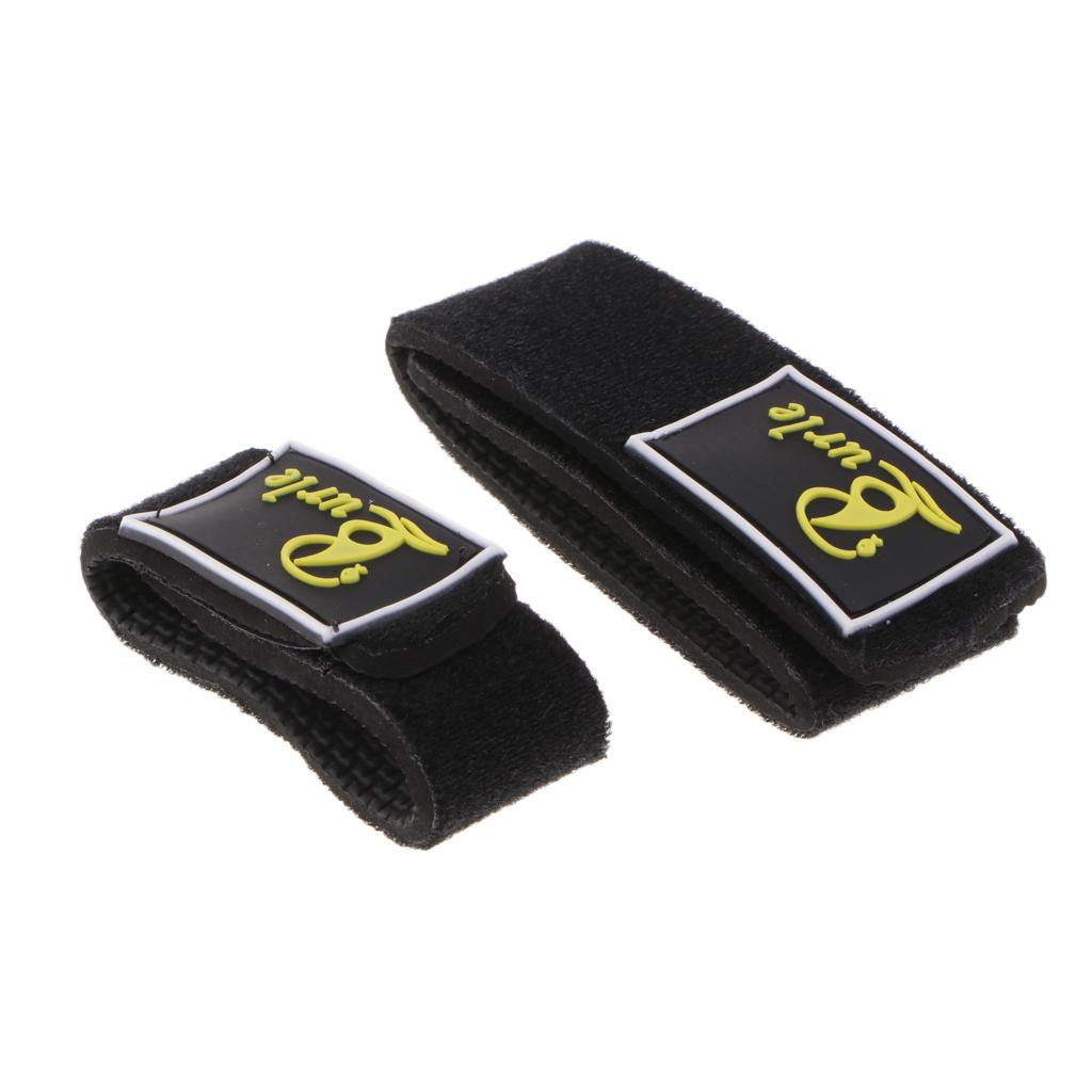High Elastic Fishing Rod Tie Strap Safety Belt Wrap Band Fastener Black