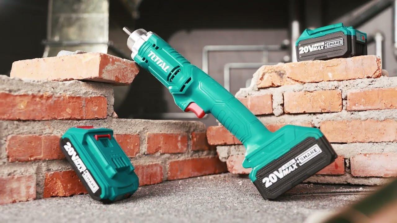 MÁY ĐẦM BÊTÔNG DÙNG PIN 20V (2 PIN 2.0AH VÀ 1 SẠC) TOTAL TCVLI2023013 - HÀNG CHÍNH HÃNG