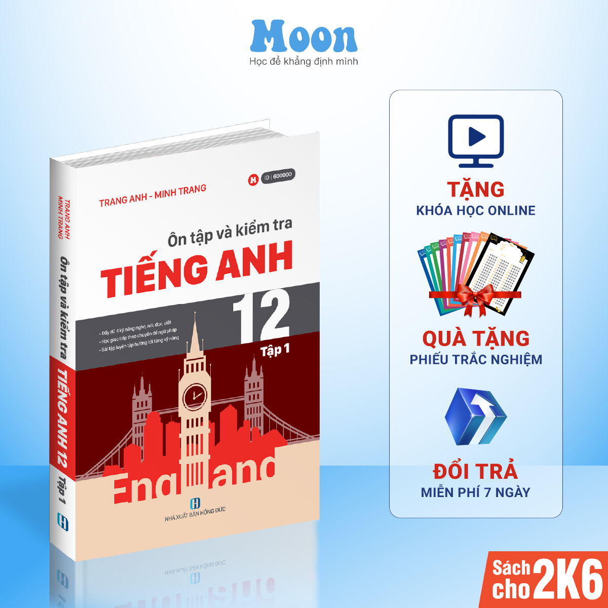 Sách tiếng anh lớp 12 - Ôn tập và kiểm tra Tiếng anh tập 1 (cô Trang Anh)