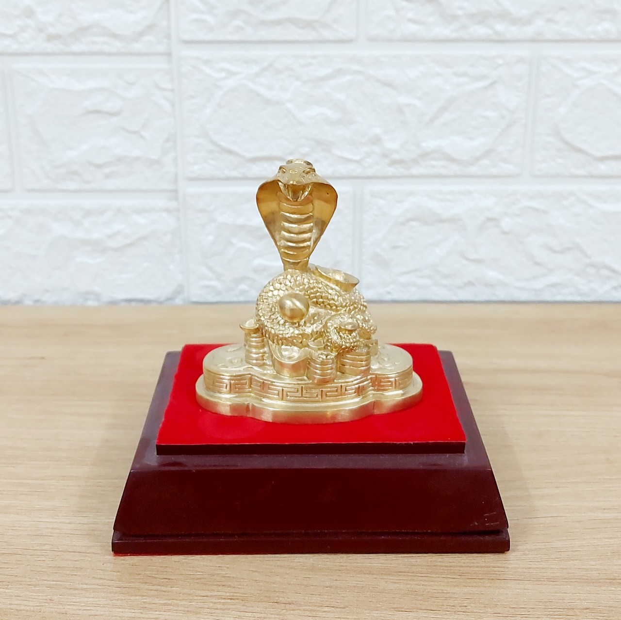 Tượng Rắn Phong Thủy Bằng Đồng