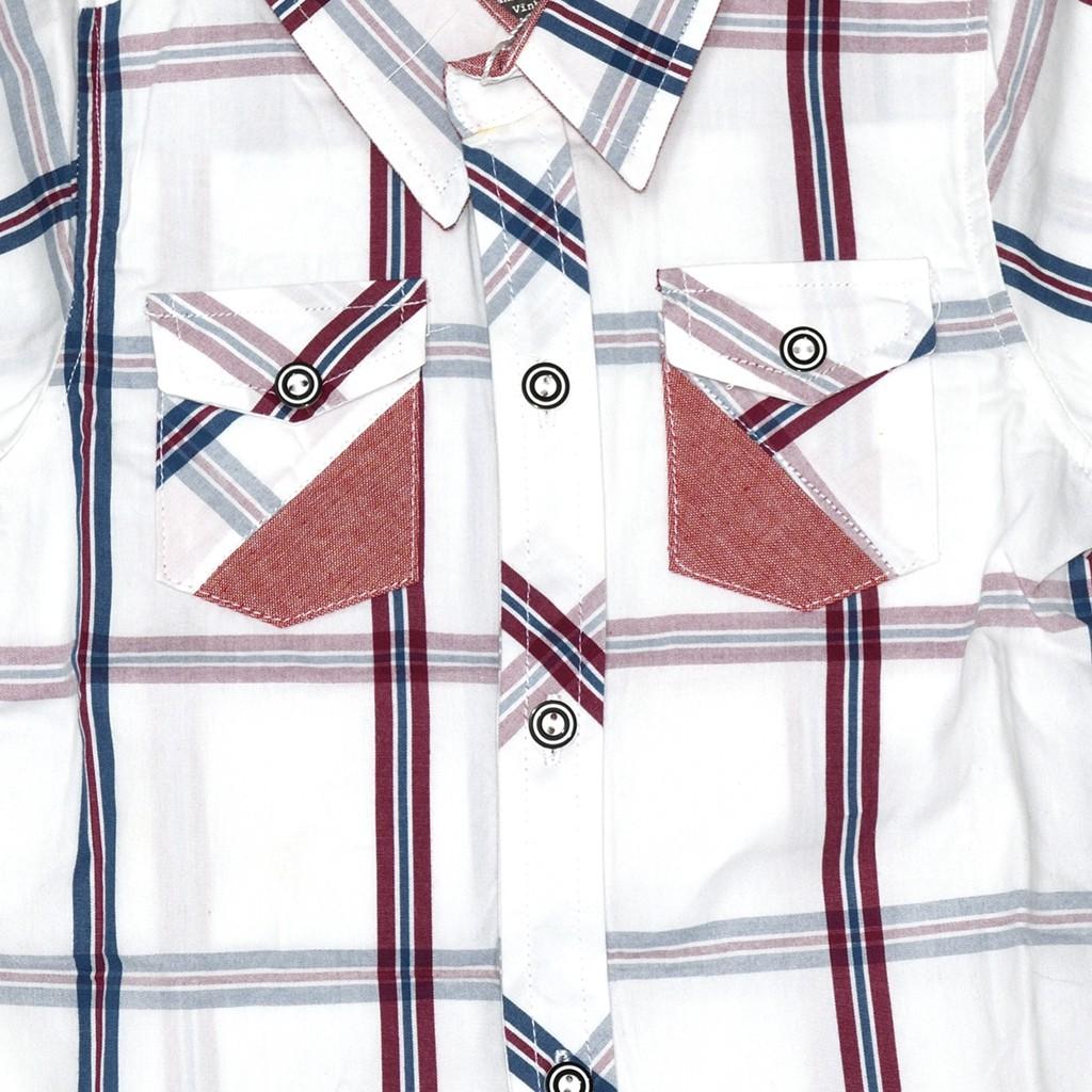 Áo sơ mi sọc bé trai