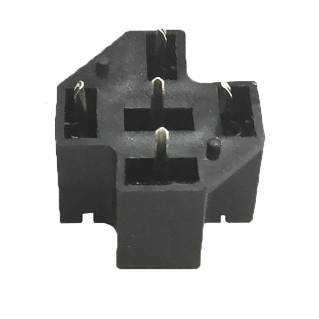 40A Car Relay Socket Holder 5Pins Connector 6.3mm Terminals