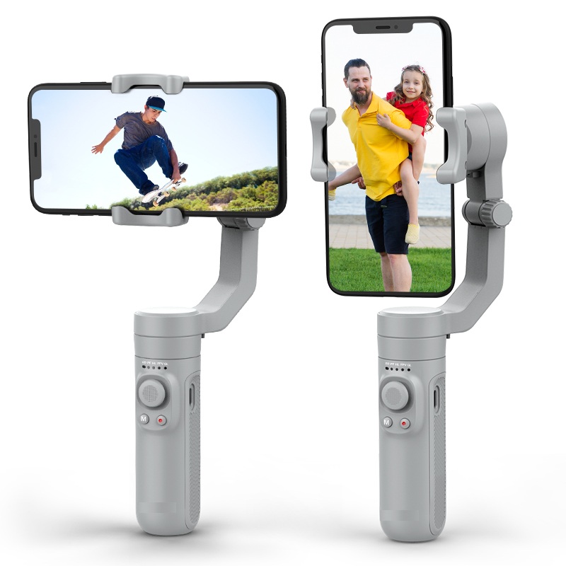 gậy chụp ảnh gimbal chống rung điện thoại 3 trục selfie tự sướng quay Video chuyển động cho Livestreamer vloger - AXEXEN