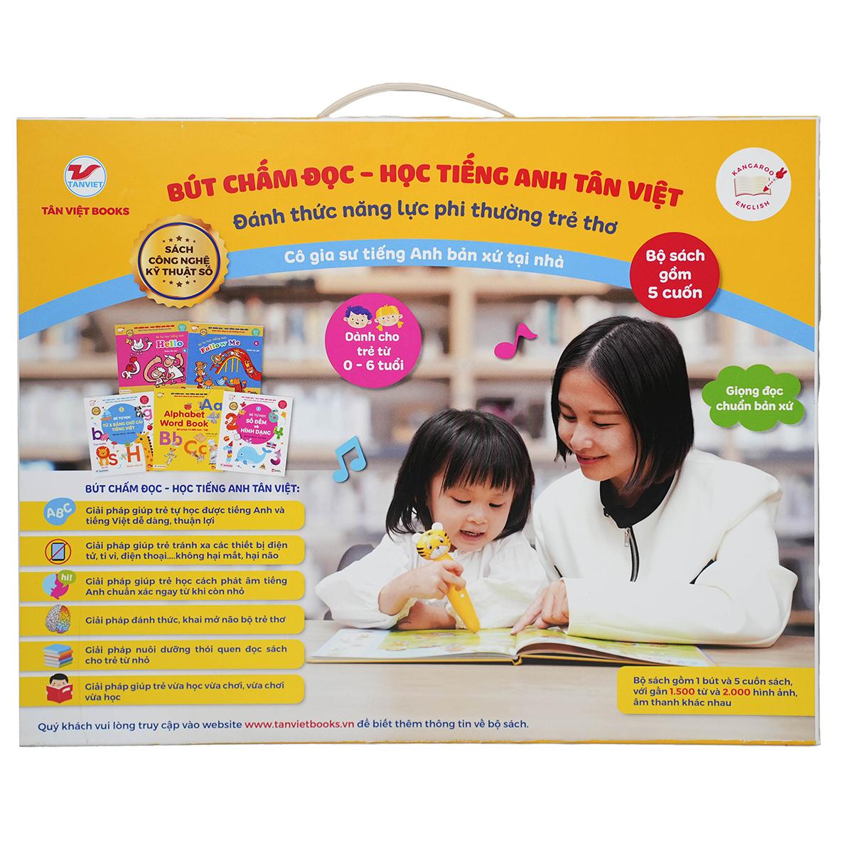 Bút Chấm Đọc-Học Tiếng Anh Tân Việt - Đánh Thức Năng Lực Phi Thường Từ Trẻ Thơ - Phiên Bản 5 Sách
