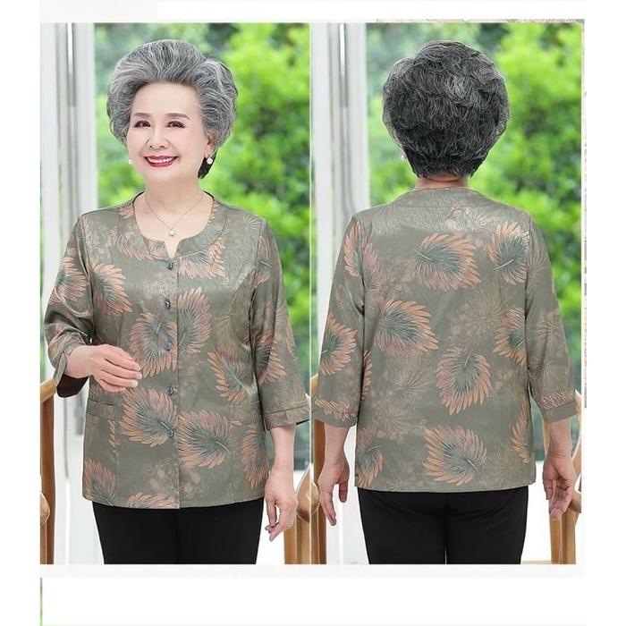 Áo lụa trung niên tay lỡ tặng bà, tặng mẹ