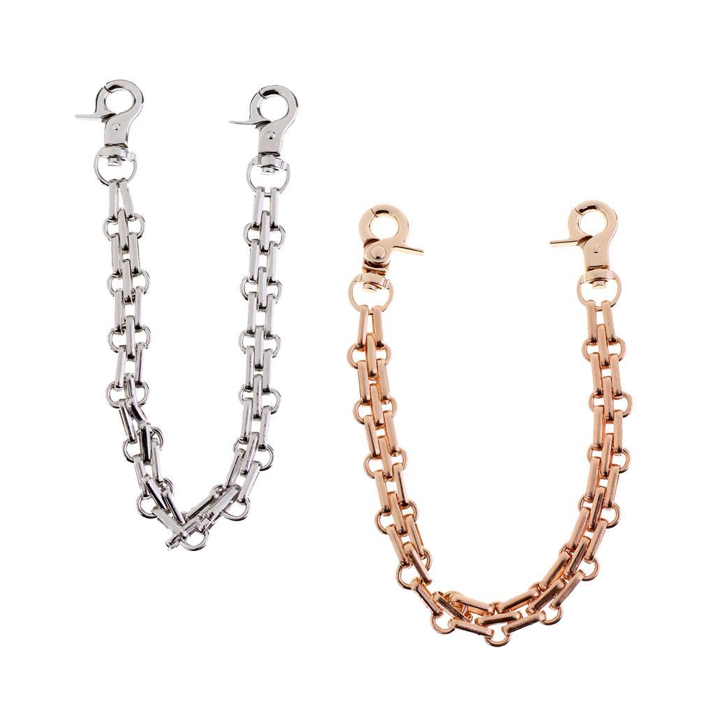 2pcs 25cm Metal Purse Chain Strap Handle Shoulder Bag Replacement