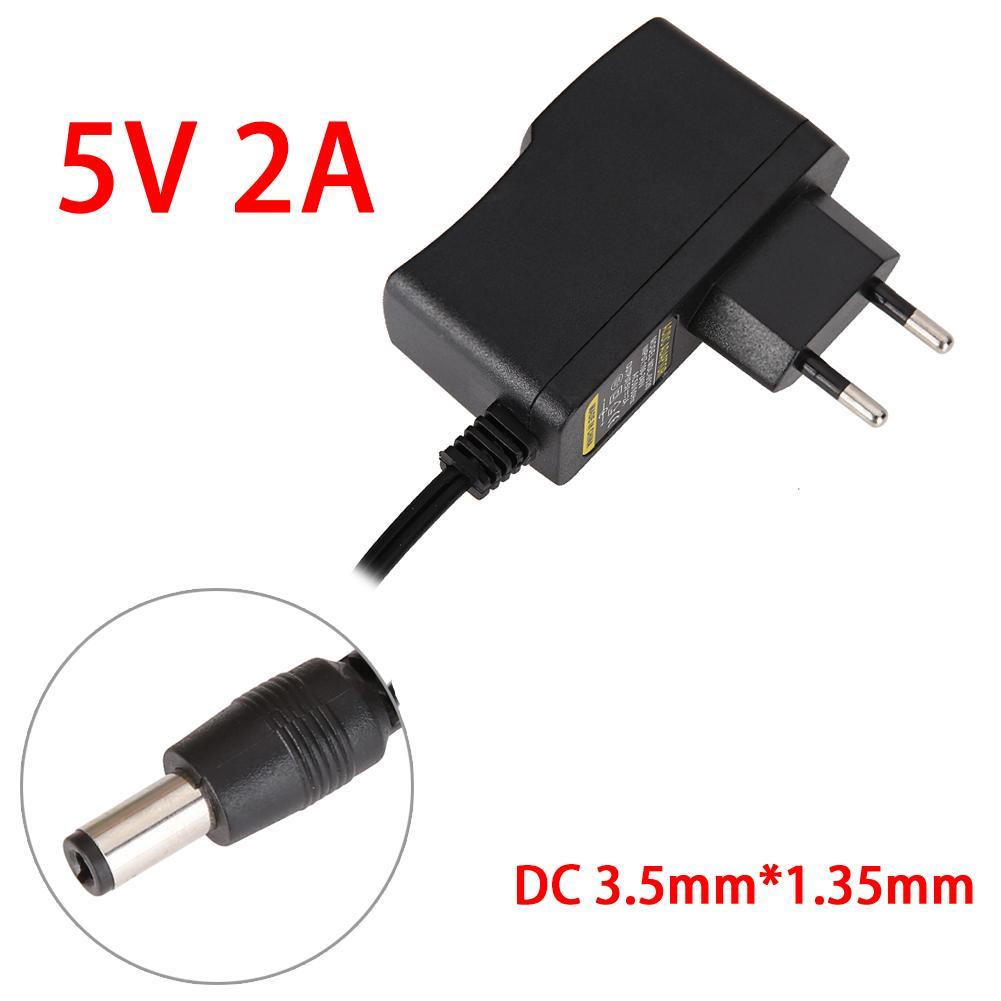 AC 110-240V Sang DC 5V 2A Cắm Tường Adapter Sạc 3.5Mm * 1.35Mm bộ Chuyển Đổi Nguồn Điện Chuyển Đổi Tiêu Chuẩn Âu/EU/Anh/Mỹ