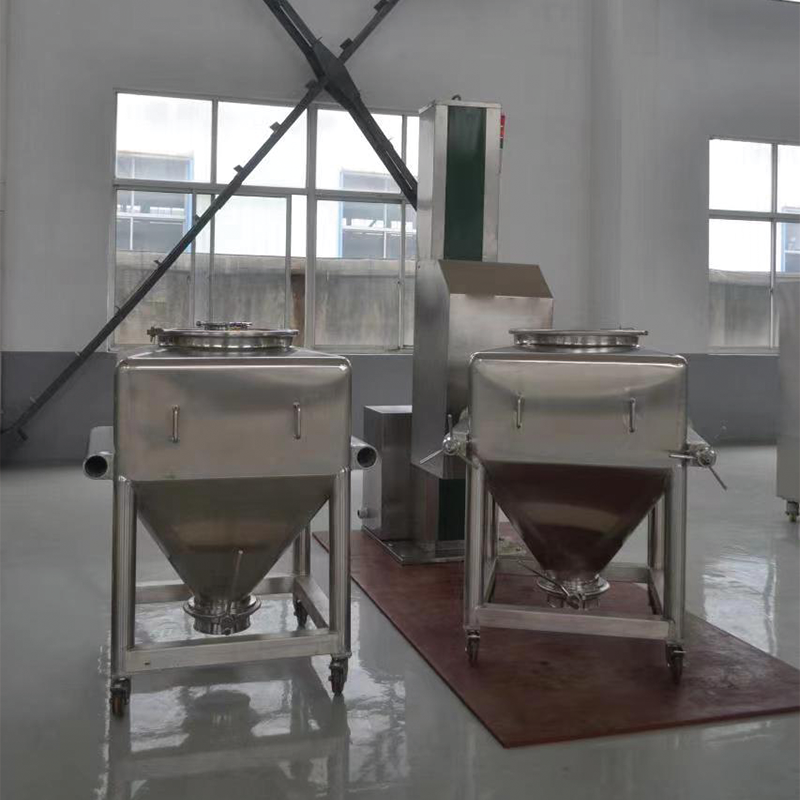 Cất cánh Phễu cột đơn nâng máy trộn Máy trộn phễu hình vuông Máy trộn hình nón Máy trộn thép không gỉ