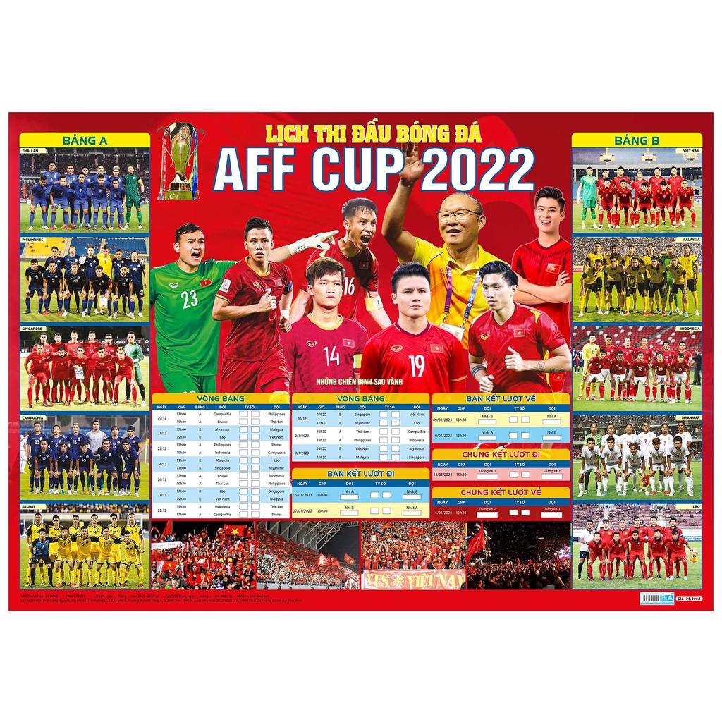 Lịch thi đấu bóng đá AFF C.U P 2022