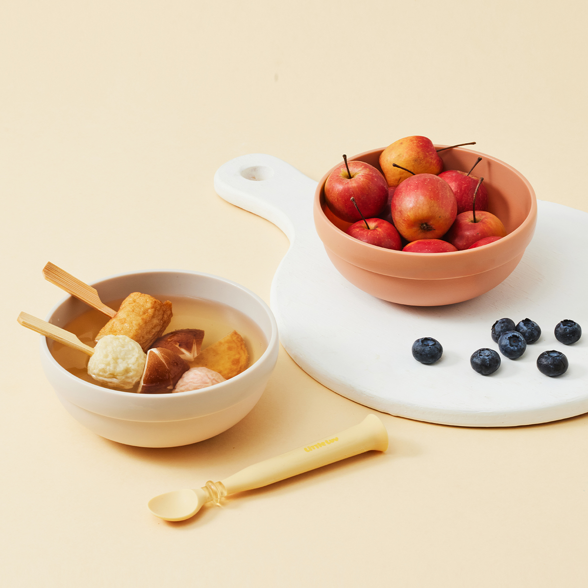 Bộ 2 Tô Chống Trượt LocknLock Little Luv Cho Bé HPP961, Hàng Chính Hãng - JoyMall