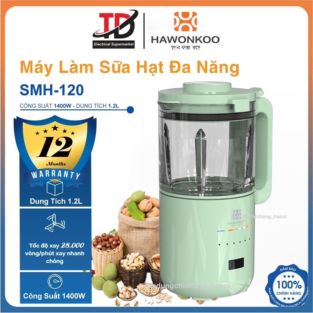 Máy Làm Sữa Hạt Hawonkoo SMH120-GE, 1.2Lit-1400W, Hàng Chính Hãng