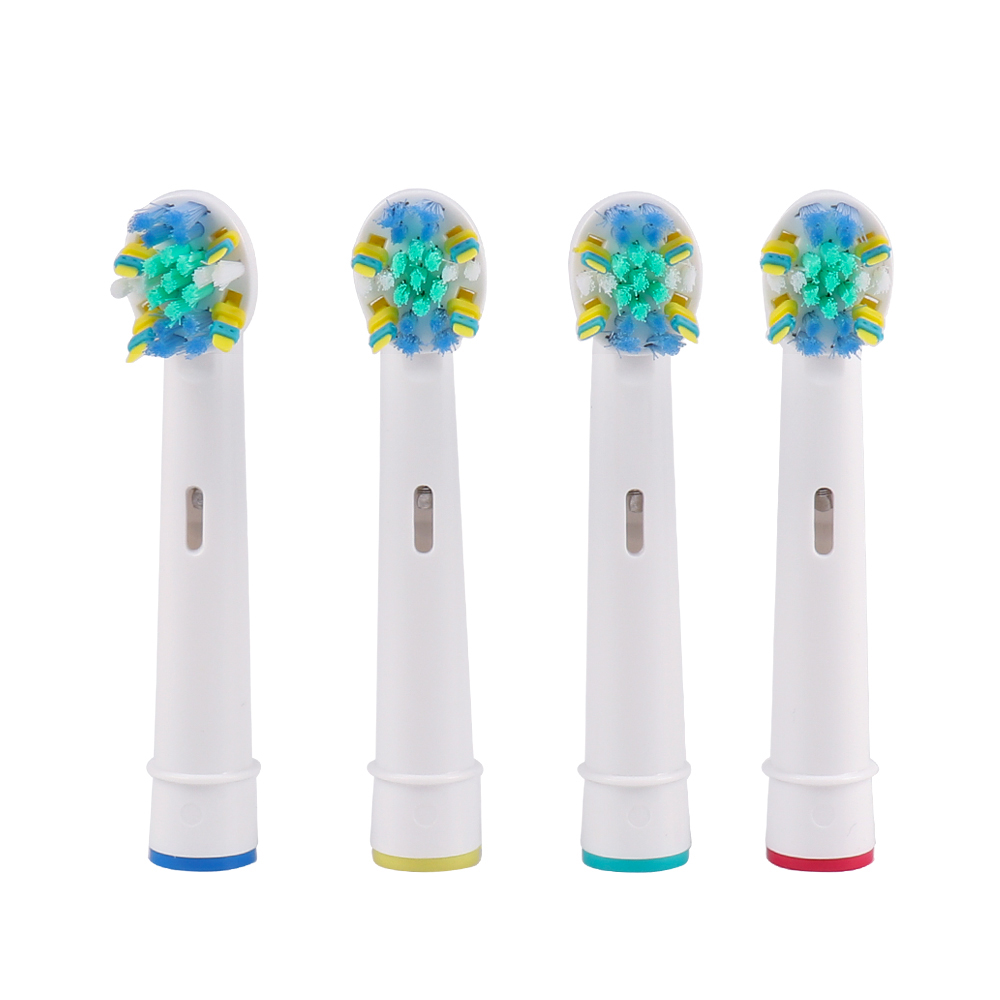 Cho máy Oral-B, Bộ 4 đầu bàn chải đánh răng điện thay thế  xuất xứ Đức, Làm sạch cao răng, tẩy cặn, cho răng sáng bóng