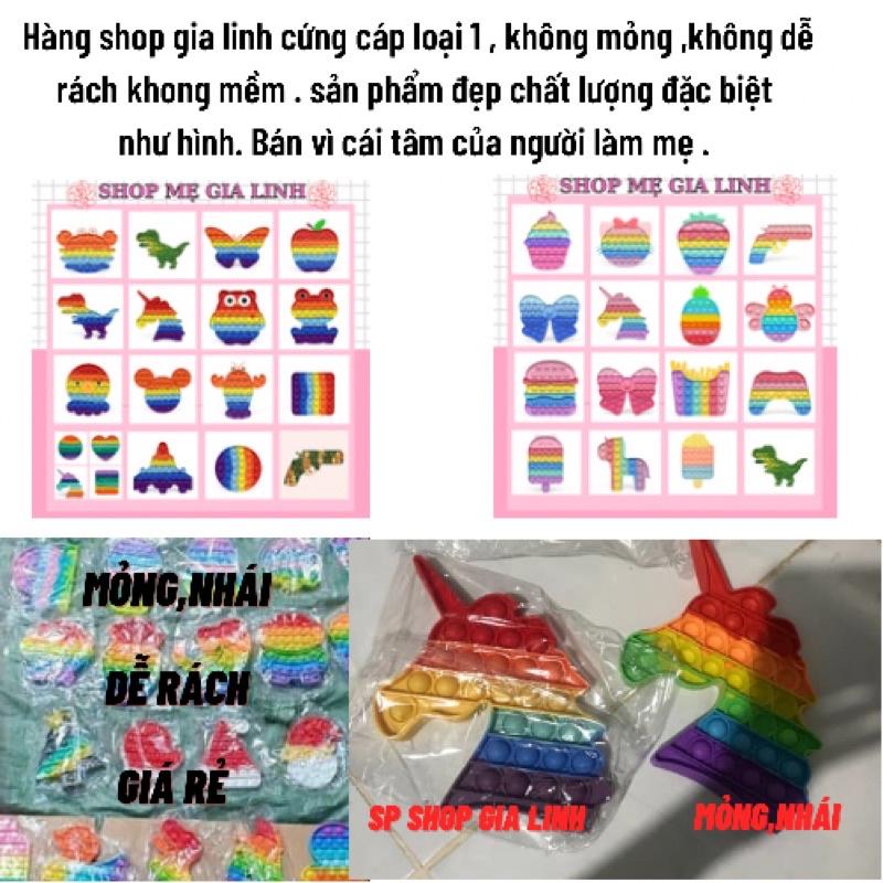 Pop It Bubble 2021 - Đồ chơi bóp bong bóng thư giãn giảm căng thẳng