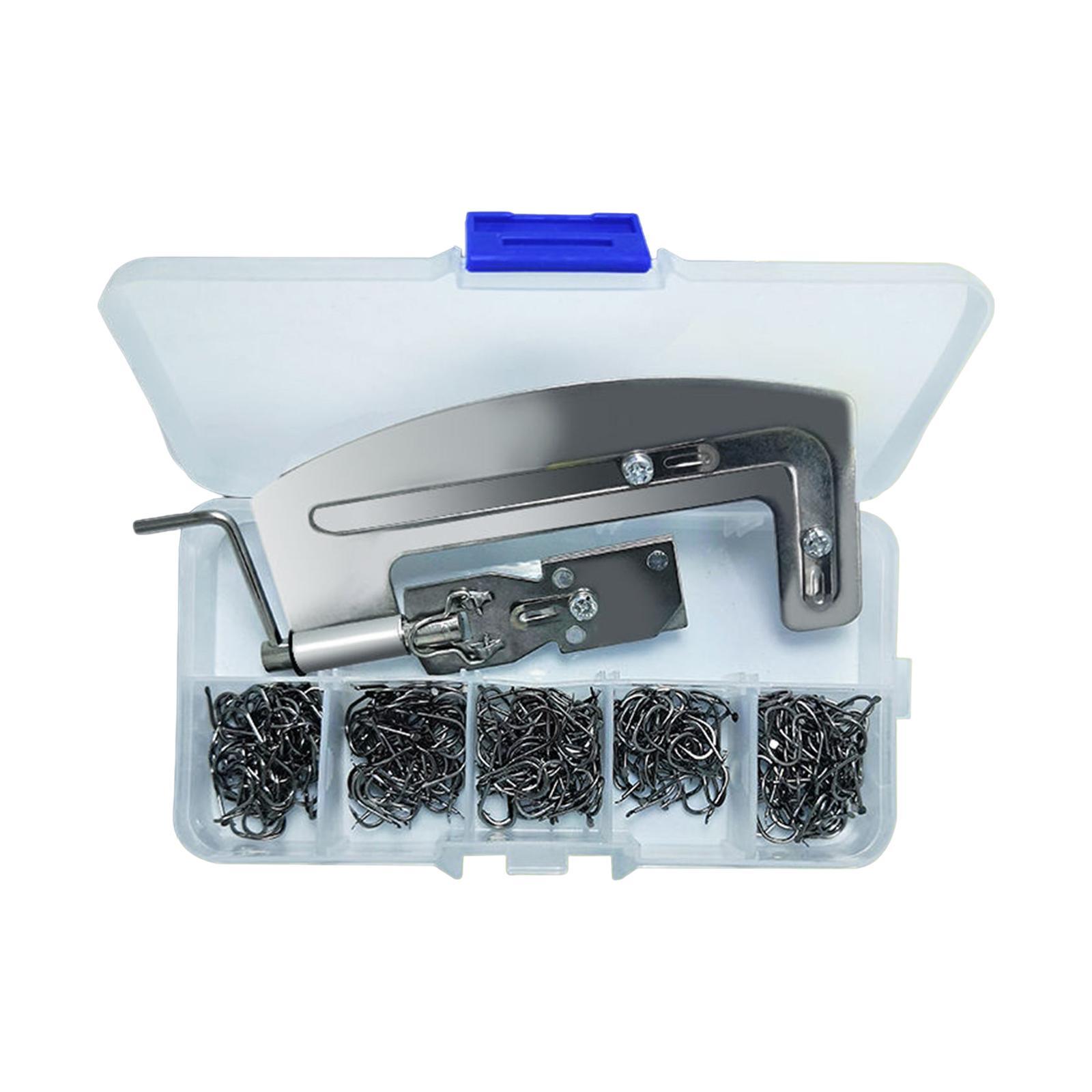 Fishing Hook Knot Tier Machine Stainless Steel Durable Practical Fishing Wire Tying Tool Fishing Hook Line Tying for Carp Fishing Supplies